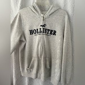 Hollister Grey Zip-Up Jacket